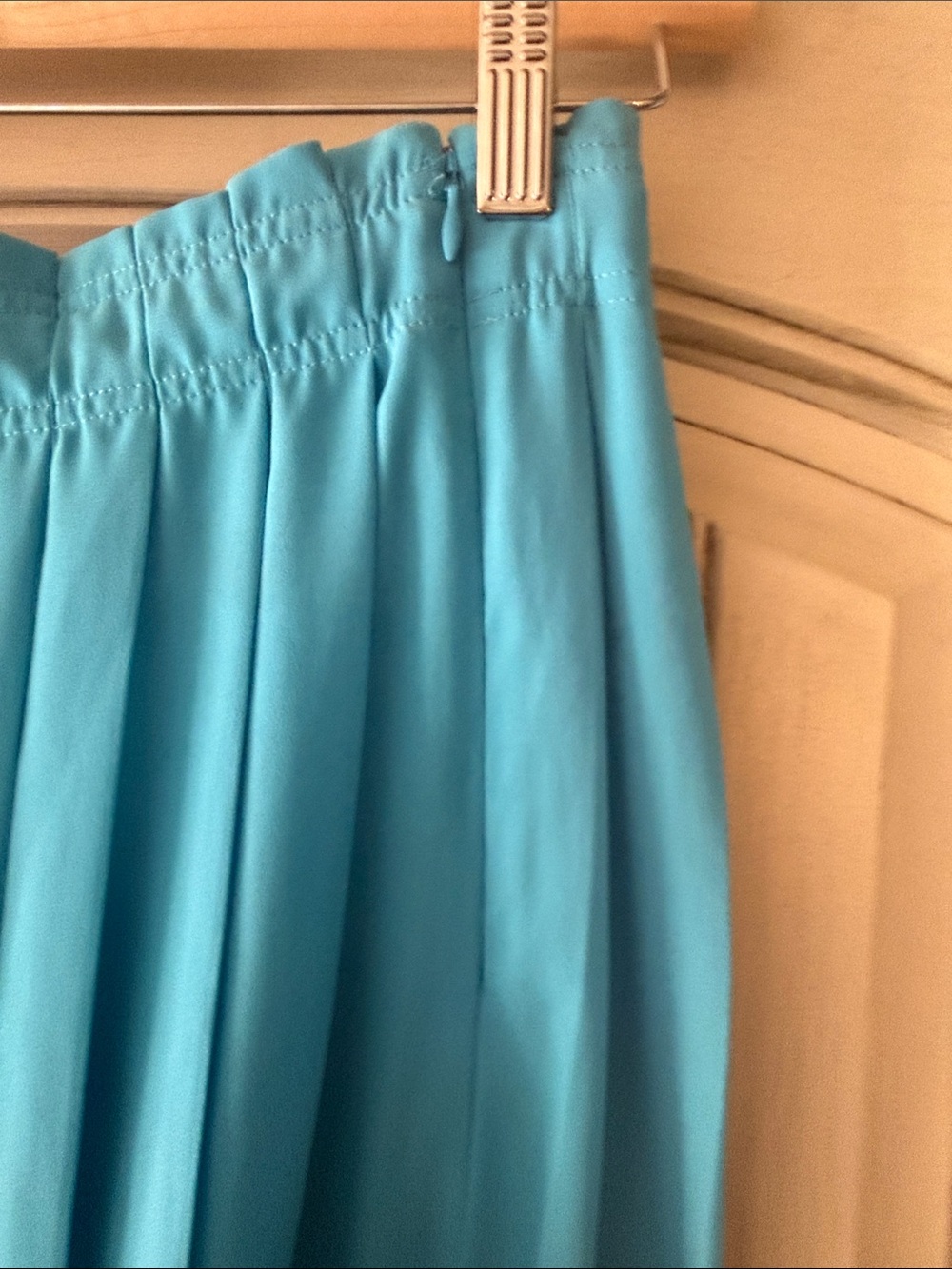 J. Crew Light Blue Pleated Waist Skirt - Picture 7 of 7